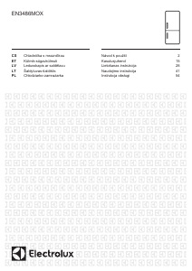 Instrukcja Electrolux EN3486MOX Lodówko-zamrażarka