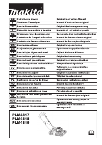 Manuale Makita PLM4819 Rasaerba