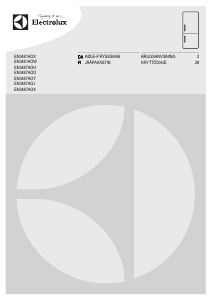 Käyttöohje Electrolux EN3487AOO Jääkaappipakastin