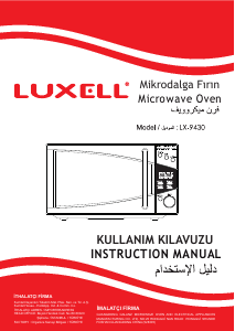 Kullanım kılavuzu Luxell LX-9430 Mikrodalga