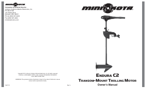 Manual Minn Kota Endura C2 Outboard Motor