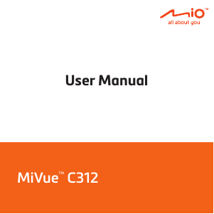 Manual Mio MiVue C312 Action Camera