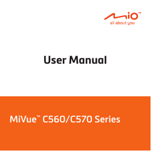 Manual Mio MiVue C560 Action Camera