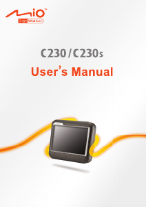 Manual Mio C230s Car Navigation