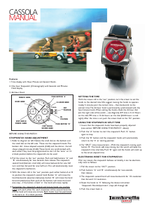 Handleiding Lambretta Cassola Chrono Horloge