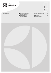 Mode d’emploi Electrolux EN3850AOX Réfrigérateur combiné