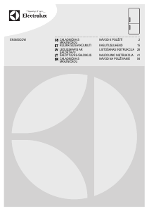 Návod Electrolux EN3850COW Chladnička s mrazničkou