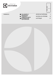 Návod Electrolux EN3850COX Chladnička s mrazničkou