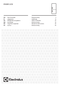 Bruksanvisning Electrolux EN3851JOX Kyl-frys