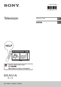 Handleiding Sony Bravia KD-55A9G OLED televisie