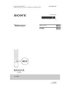 Manual Sony Bravia KD-48A9S OLED Television