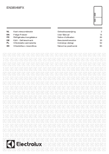 Manual Electrolux EN3854MFX Fridge-Freezer