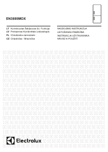 Rokasgrāmata Electrolux EN3885MOX Ledusskapis ar saldētavu
