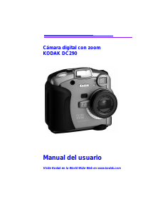 Manual de uso Kodak DC290 Cámara digital