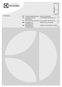 Manual de uso Electrolux EN3885MOX Frigorífico combinado