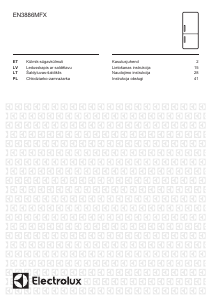 Instrukcja Electrolux EN3886MFX Lodówko-zamrażarka