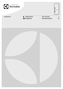 Käyttöohje Electrolux EN3887AOX Jääkaappipakastin