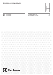 Manuál Electrolux EN6086JOX Lednice s mrazákem