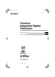 Manual Sony KD-32NS200E Television