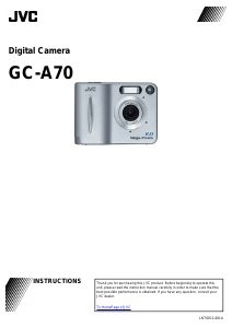 Manual JVC GC-A70 Digital Camera