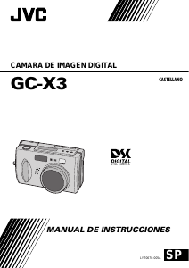Manual de uso JVC GC-X3 Cámara digital