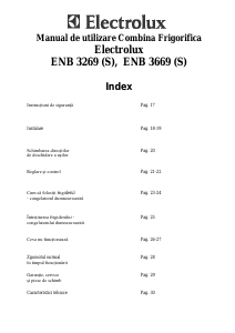 Manual Electrolux ENB3269 Combina frigorifica
