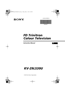 Handleiding Sony KV-29LS30U Televisie