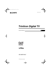 Handleiding Sony KD-32DX150U Televisie