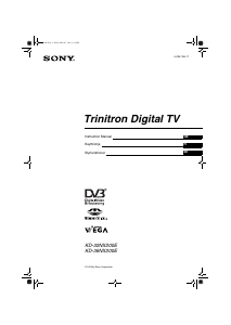 Käyttöohje Sony KD-36NX200E Televisio