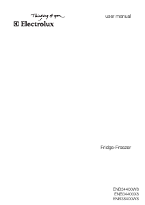 Manual Electrolux ENB34400X8 Fridge-Freezer
