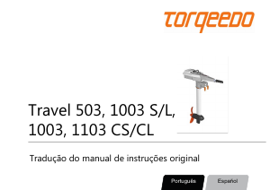 Manual de uso Torqeedo Travel 1103 CS Motor fuera de borda