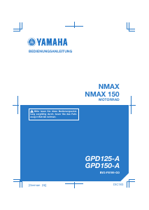 Bedienungsanleitung Yamaha NMax 150 (2016) Roller