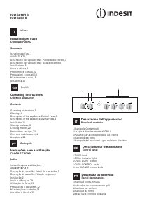 Manual Indesit KN1G2S(W)/I S Fogão