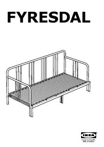 Használati útmutató IKEA FYRESDAL Kanapéágy