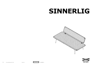 사용 설명서 이케아 SINNERLIG 낮 침대