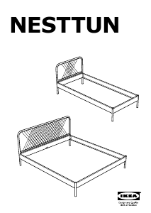 Käyttöohje IKEA NESTTUN Sängynrunko