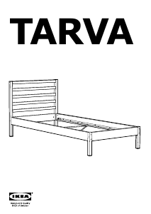 Hướng dẫn sử dụng IKEA TARVA (207x98) Khung giường