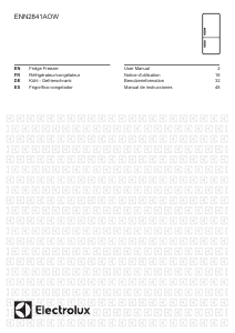 Mode d’emploi Electrolux ENN2841AOW Réfrigérateur combiné