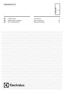 Mode d’emploi Electrolux ENN2854AFW Réfrigérateur combiné