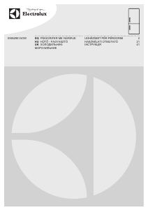 Посібник Electrolux ENN2901AOW Холодильник із морозильною камерою