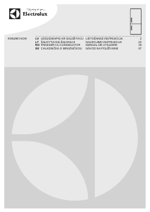 Rokasgrāmata Electrolux ENN2901AOW Ledusskapis ar saldētavu