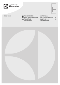 Manual de uso Electrolux ENN2914COW Frigorífico combinado