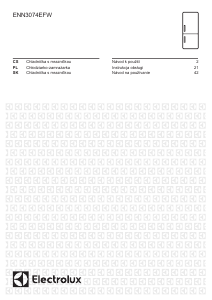 Manuál Electrolux ENN3074EFW Lednice s mrazákem