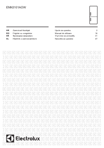 Прирачник Electrolux ENN3101AOW Фрижидер-замрзнувач