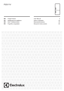 Manual de uso Electrolux ENN3111AOW Frigorífico combinado