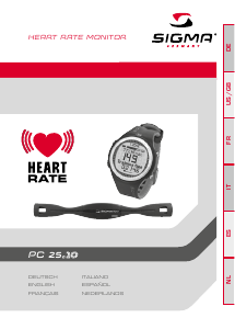 Manual Sigma PC 25.10 Sports Watch