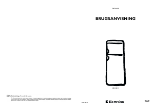 Brugsanvisning Electrolux ER2525D Køle-fryseskab