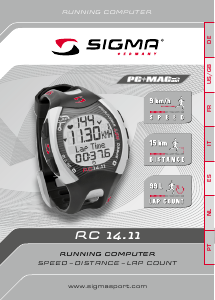 Manual Sigma RC 14.11 Sports Watch