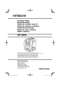 Manual de uso Hitachi UR 18DSL Radio