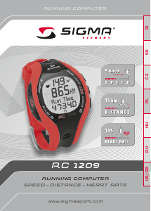 Manual Sigma RC 1209 Sports Watch